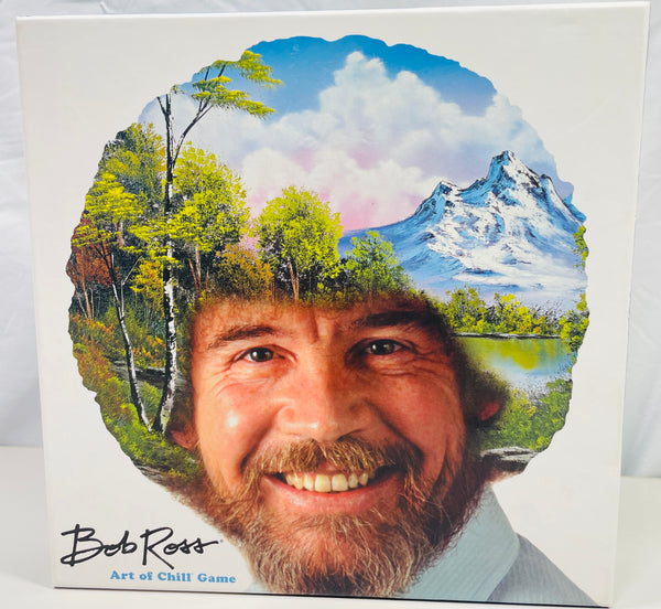 EUC COMPLETE Bob Ross Art of the Chill Board Game