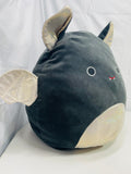 Squishmallows 16" EMILY Large Black Bat with Sparkle Tummy and Ears LT WEAR Freshly Laundered