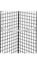 Quarter Circle White Hangrail for Wire Grid