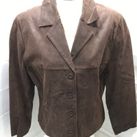 Wilsons Leather Brown Jacket Ladies M