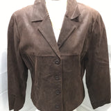 Wilsons Leather Brown Jacket Ladies M
