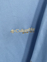 Columbia Omni-Shade Short Sleeve Polo Light Blue Mens M