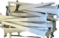 12 inch White Metal Shelf Bracket for Wire Grid