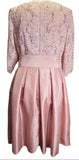 EUC Jessica Howard Dress Formal Mother of the Bride Prom Rose Gold/Blush Pink Ladies 12