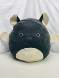 Squishmallows 16" EMILY Large Black Bat with Sparkle Tummy and Ears LT WEAR Freshly Laundered