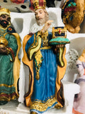 COMPLETE Kirklands Signature 13 PC Nativity Set BROKEN HAND/STAFF