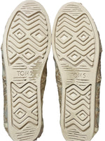 EUC Toms Slip Ons Wedding Lace Ivory Cream Womens US 7.5 Freshy Laundered