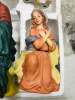 COMPLETE Kirklands Signature 13 PC Nativity Set BROKEN HAND/STAFF