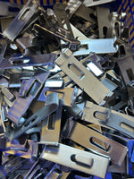 2/$1.00 Chrome Notch Hook for Wire Grid Variety of Colors Random Pick