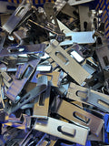 2/$1.00 Chrome Notch Hook for Wire Grid Variety of Colors Random Pick