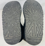 Ugg Australia Boot Black Juniper Cable Knit/Suede Girls USA 13