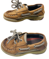 Sperry SHOW WEAR Brown Leather Loafer Shoes Boys 6M