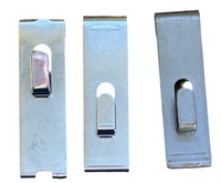 2/$1.00 Chrome Notch Hook for Wire Grid Variety of Colors Random Pick